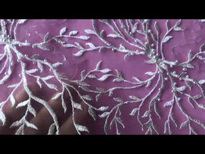 Ivory Embroidered Lace - Manon