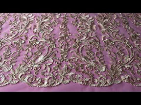 Champagne Embroidered Lace - Dinah