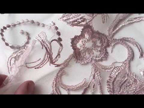 Pink Embroidered Lace - Viveca