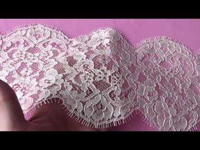 Ivory Chantilly Lace Trim - Ivanna