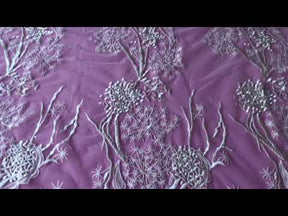 Ivory Embroidered Lace - Hayley