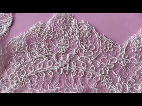 Ivory Corded Lace Trim - Amelia