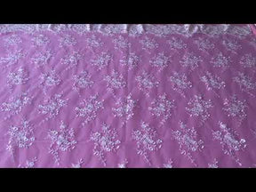 White Embroidered Lace - Kirsty