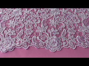 White Guipure Lace - Lucy
