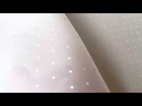 Ivory Silk Organza with Polka Dot Print - Punto