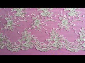 Ivory Corded Lace - Maria