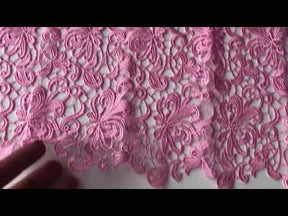 Pink Guipure Lace - Reese