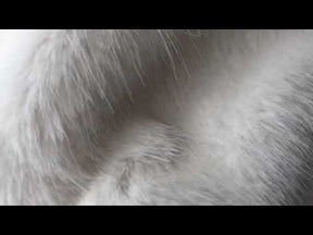 Ivory Faux Fur (148cm/58") - Borzois