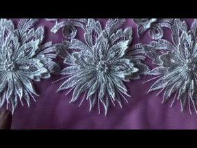 Ivory Embroidered Lace - Alessia
