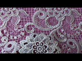 Ivory Guipure Lace - Cristal