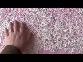 Ivory Beaded Lace - Martianna