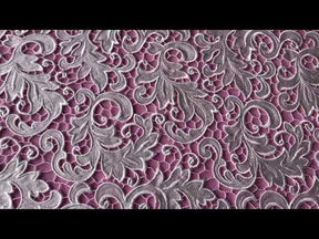 Ivory Embroidered Lace - Gwyneth