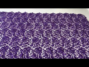Purple Guipure Lace - Reese