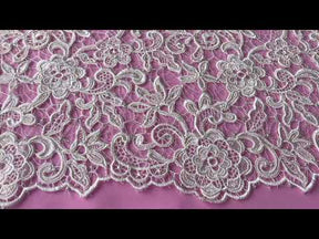 Ivory Guipure Lace - Lucy