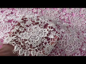 Ivory Guipure Lace - Courtney