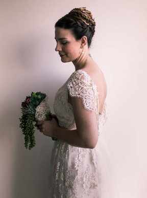 Ivory Corded & Beaded Lace - Madeleine