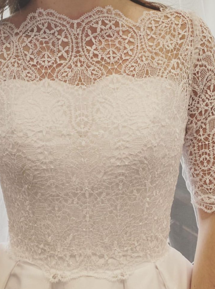 Ivory Guipure Lace – Isabella