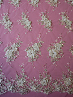 Ivory Flower Lace - Naomi