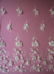 Ivory 3d Lace Rebecca