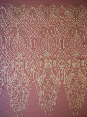 Ivory Embroidered Lace - Hortense