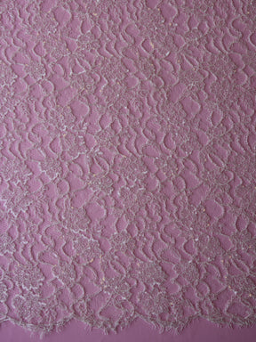 Ivory Beaded Chantilly Lace - Kerry