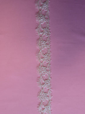 Ivory Beaded Lace Trim - Maude