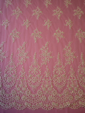 Ivory Beaded Lace - Alexandra