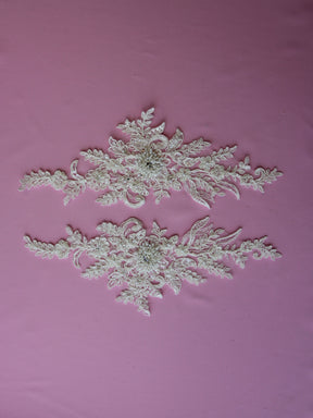 Ivory Corded Lace Appliques - Utah