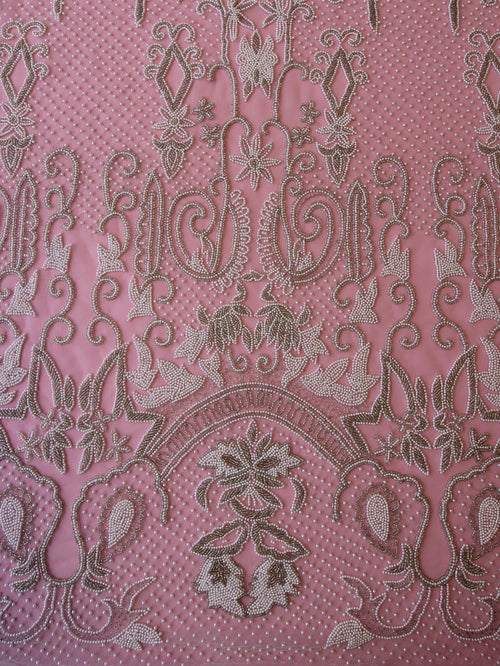 Ivory Beaded Lace Arabella