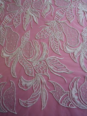 Ivory Beaded Lace - Bridget