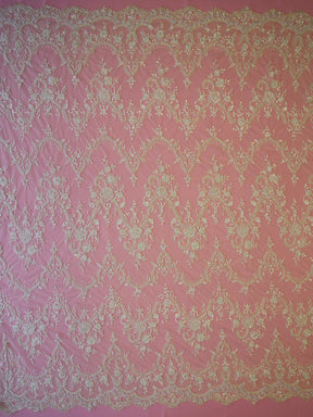 Ivory Hand Beaded Lace - Sandra