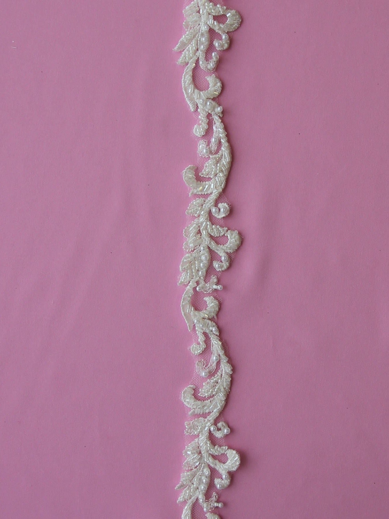 Ivory Beaded Lace Trim – Allanah