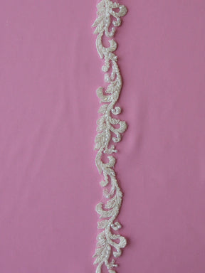 Ivory Beaded Lace Trim – Allanah