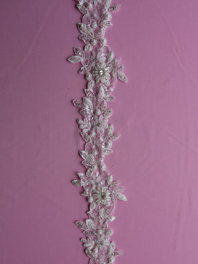 Crystal Dress Trim - Petunia
