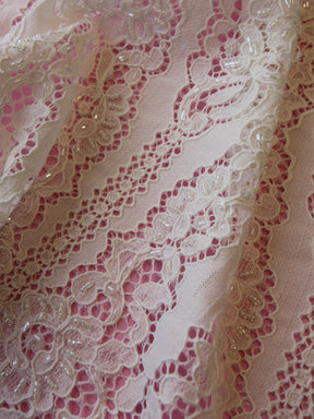 Ivory Beaded Lace - Magnolia