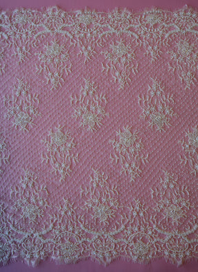 Ivory Beaded Lace - Sincere