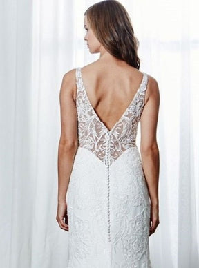 Ivory Embroidered Lace - Benita