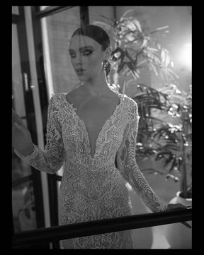 Ivory Embroidered Lace - Benita