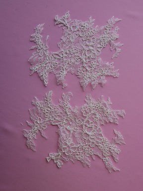 Ivory Corded Lace Appliques - Ingrid