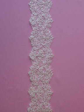 Ivory Corded Lace Trim - Molly