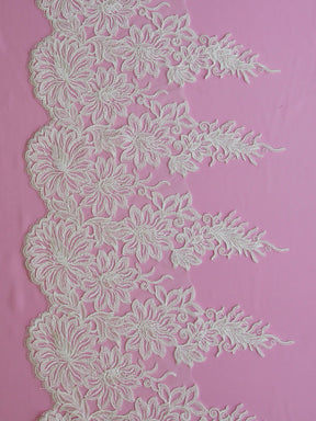 Ivory Corded Lace Trim - Connecticut