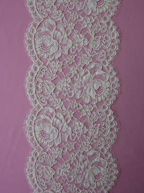 Ivory Corded Lace Trim - Stella