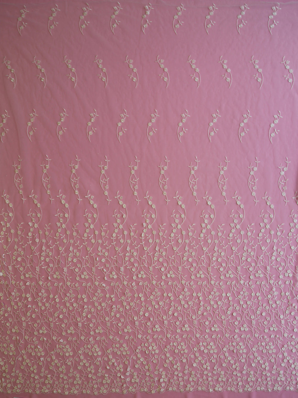 Ivory Embroidered Lace Abeni