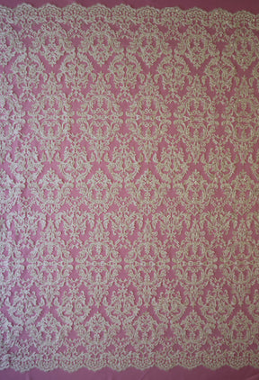 Ivory Beaded Lace – Ava