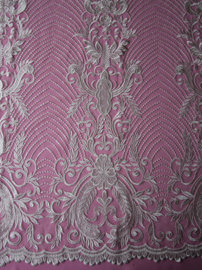 Ivory Sequinned Lace - Etta