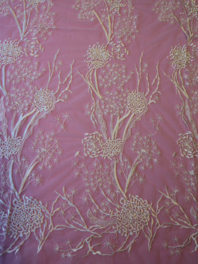 Ivory Embroidered Lace - Hayley