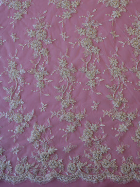 Ivory Beaded Lace - Helena