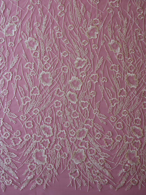 Ivory Embroidered Lace - Manette