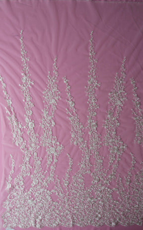 Ivory Embroidered Lace - Rhia