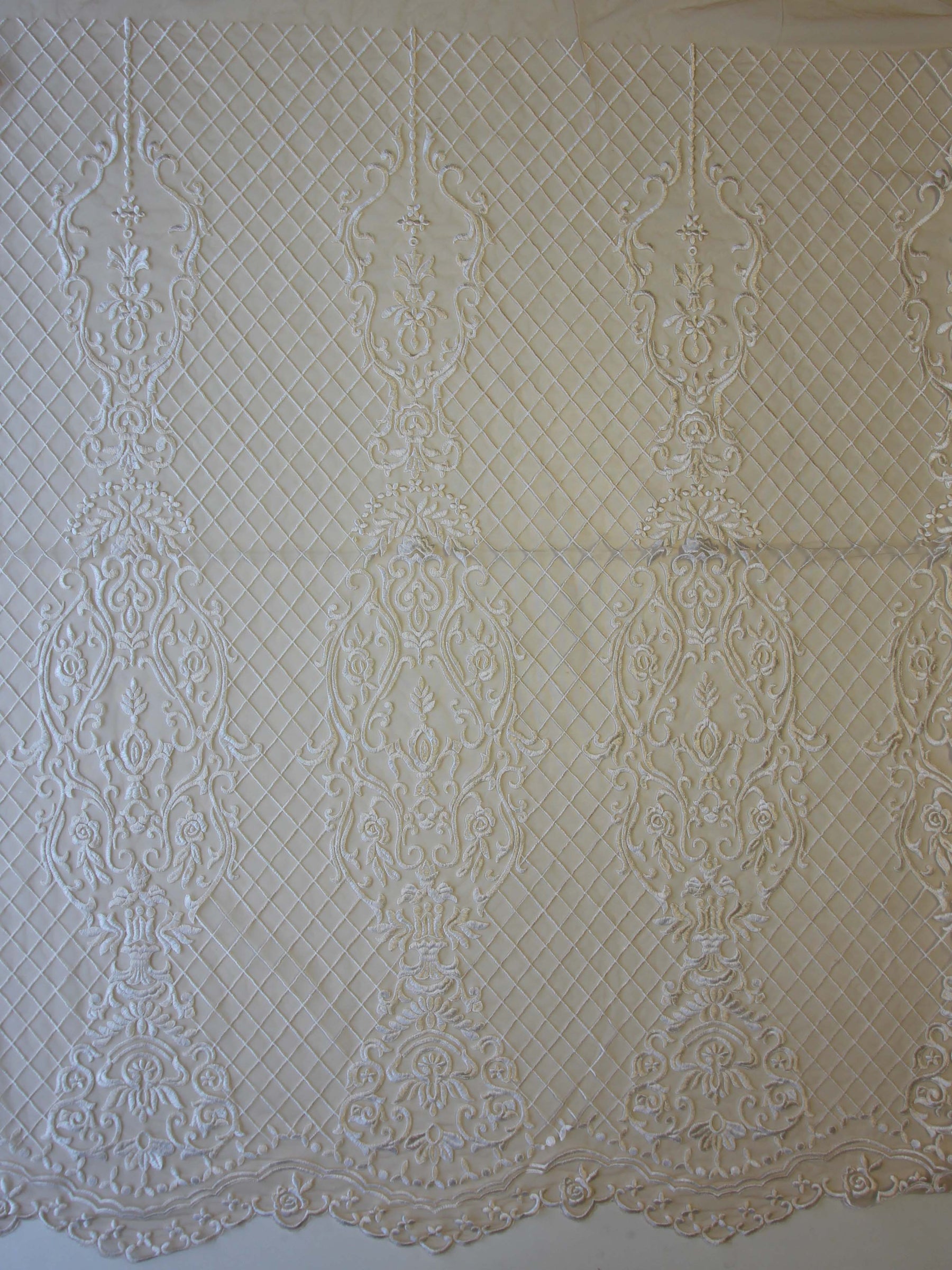 Champagne Embroidered Lace - Victory